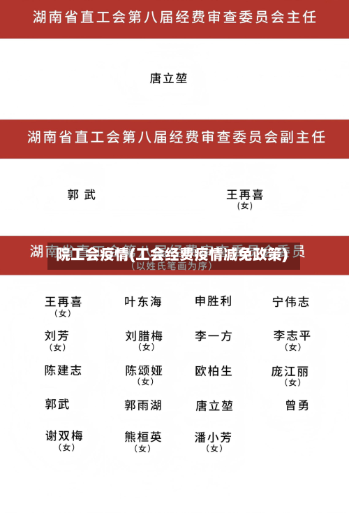 院工会疫情(工会经费疫情减免政策)-第2张图片