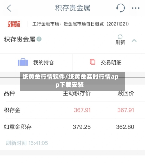 纸黄金行情软件/纸黄金实时行情app下载安装-第2张图片