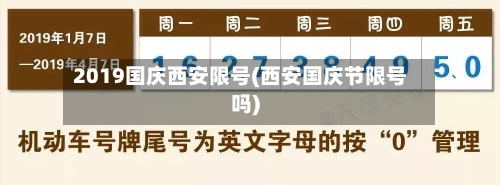 2019国庆西安限号(西安国庆节限号吗)-第3张图片