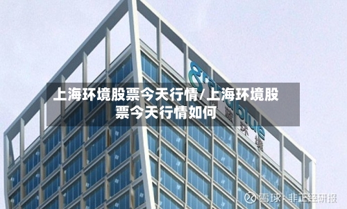 上海环境股票今天行情/上海环境股票今天行情如何-第2张图片