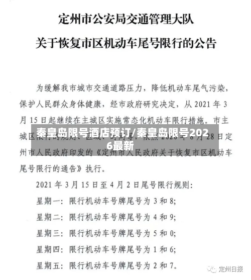 秦皇岛限号酒店预订/秦皇岛限号2026最新-第3张图片