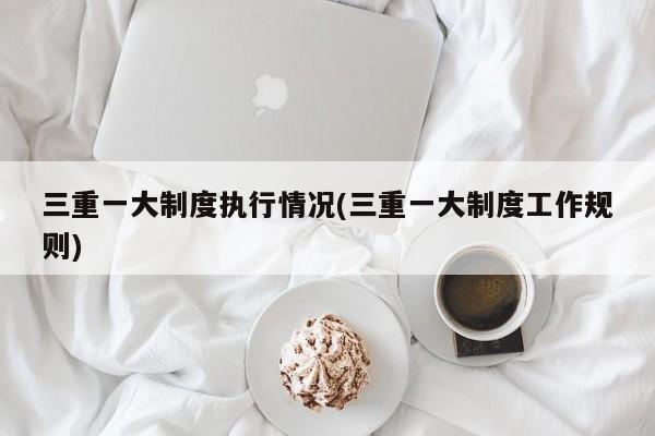 三重一大制度执行情况(三重一大制度工作规则)